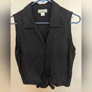 Tommy Bahama Washed Silk Crop Top